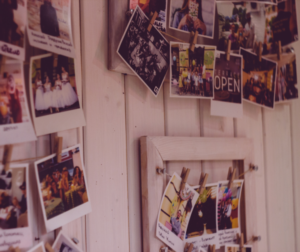 Diversity can add a touch of spice to your photo wall.