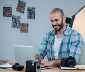 Old photos can be edited using image-enhancing tools.