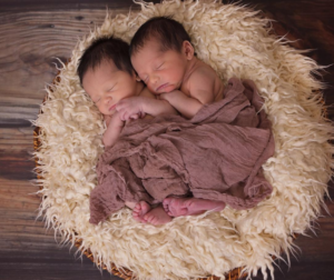 put the infant or infants on a soft textured surface.