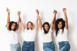try clothes matching photoshoot for group photoshoot ideas