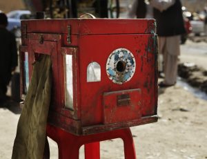 A photo of the Afghan Camera Box Photography Project