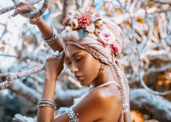 goddess themed photography session