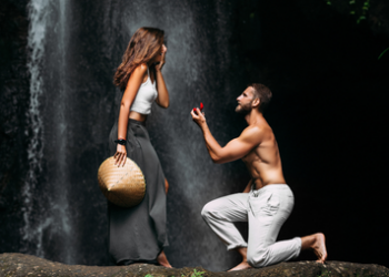 tips when shooting waterfall engagement photos